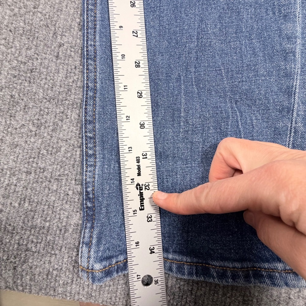 Abercrombie & Fitch Slim Straight Ultra High Rise Jeans Blue Size 29/8L - Picture 4 of 11
